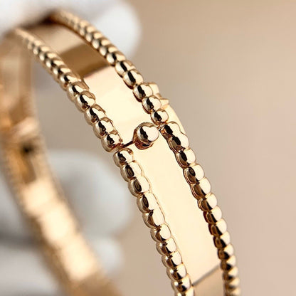 [OAKJURI Jewelry]CLOVER PERLEE BRACELET SIGNATURE ENGRAVING SERIES