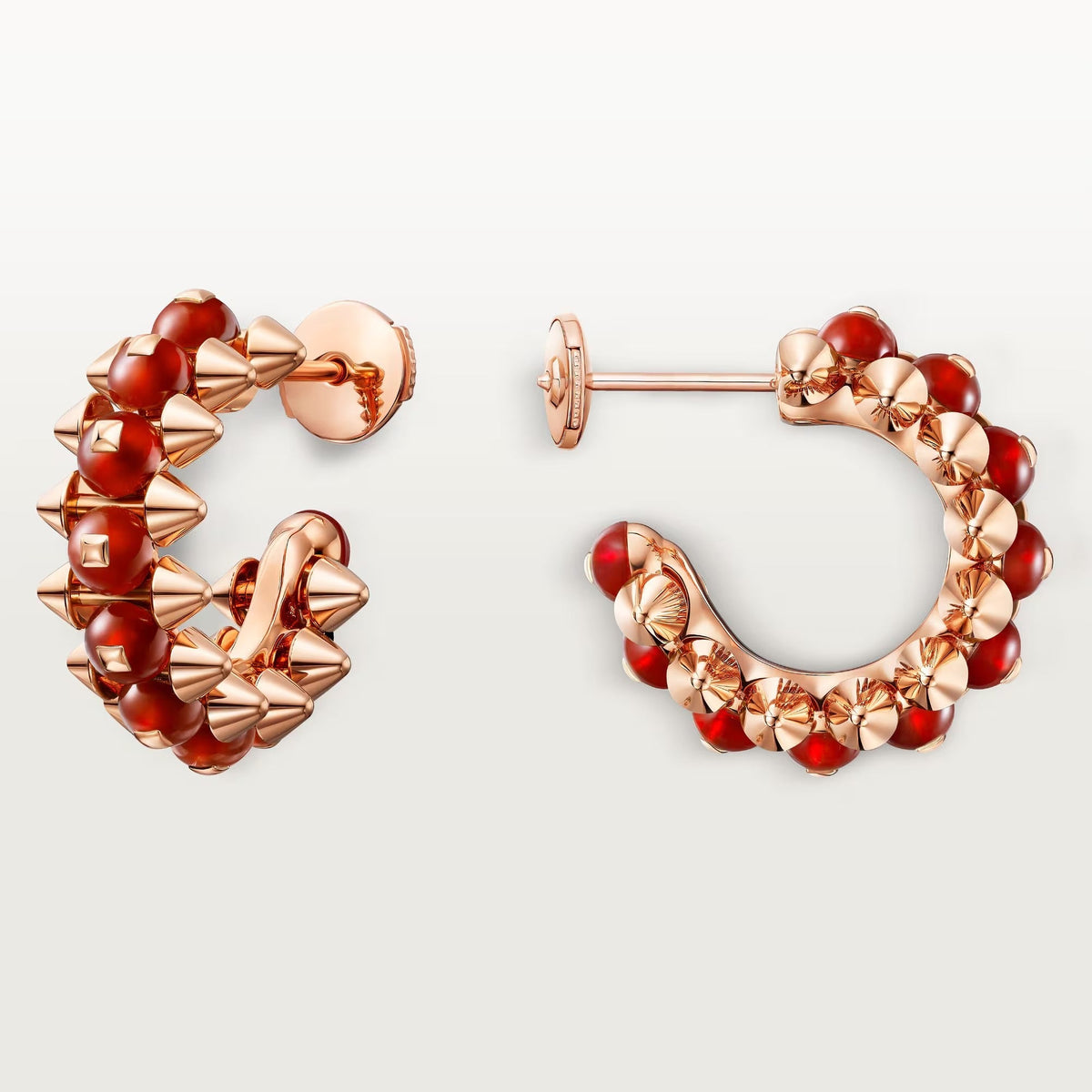 [OAKJURI Jewelry] CLASH 7.9MM AGATE CHALCEDONY EARRINGS