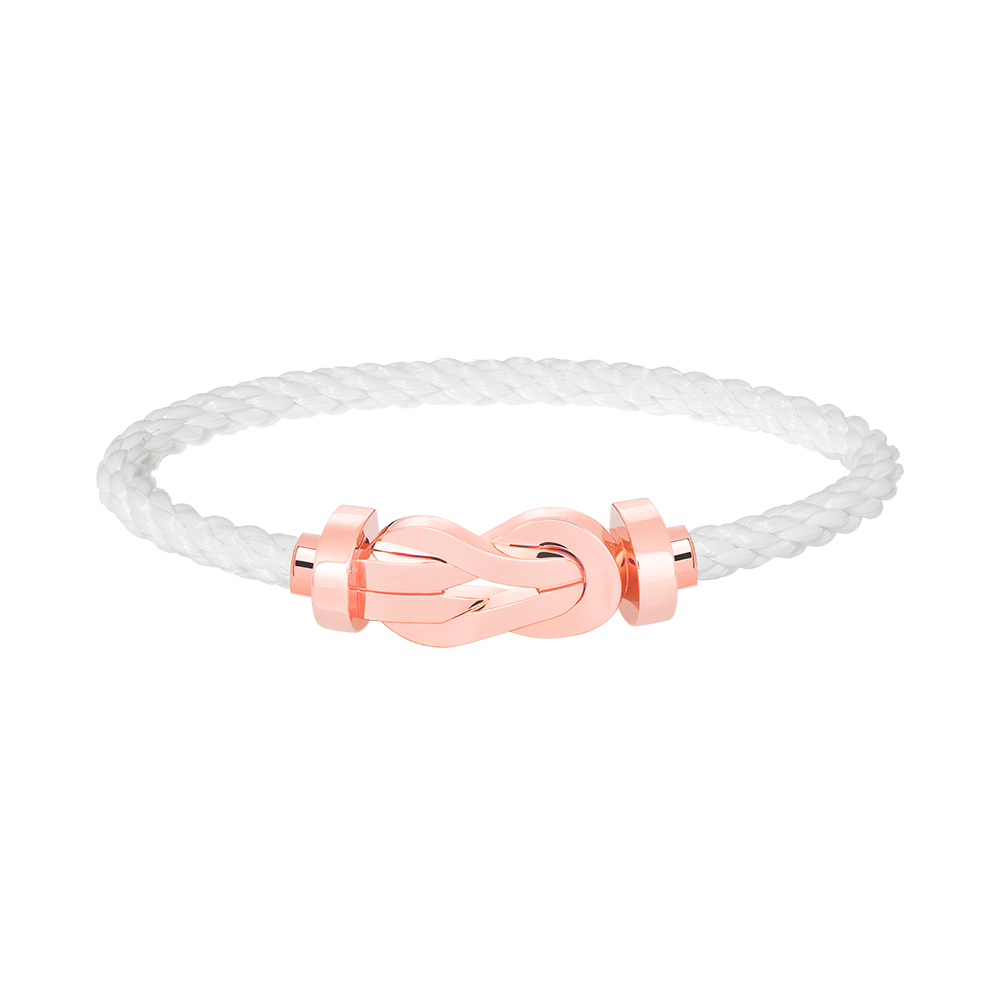 [OAKJURI Jewelry]CHANCE LARGE 8 FIGURE BUCKLE NO DIAMOND BRACELET ROSE GOLD