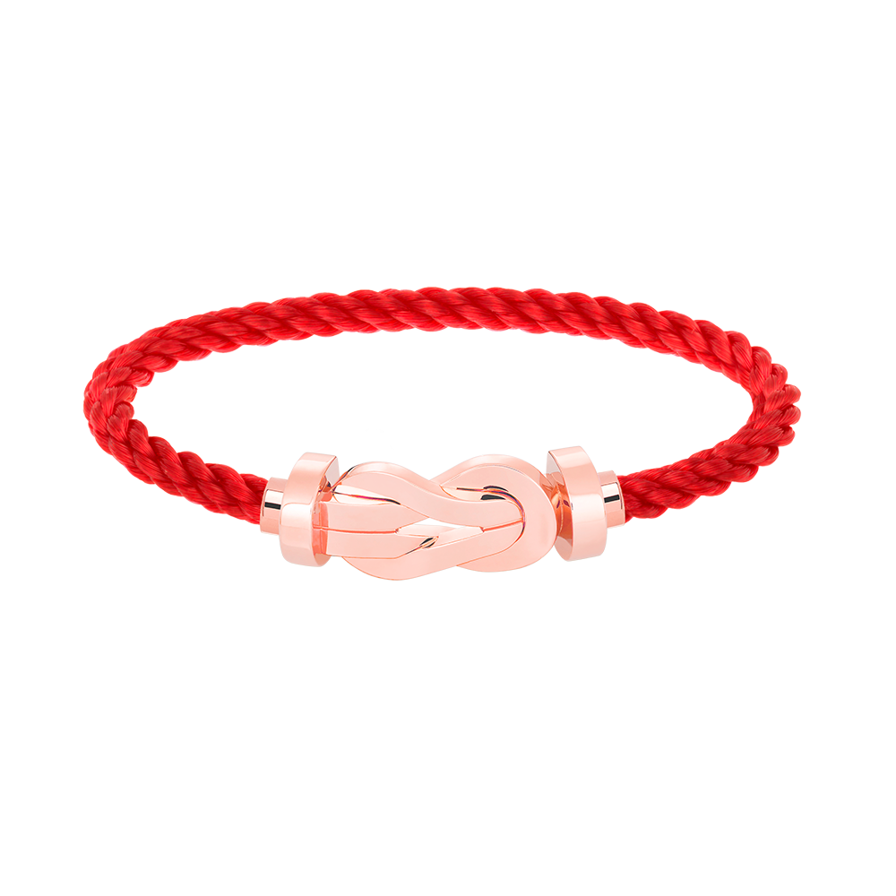 [OAKJURI Jewelry]CHANCE LARGE 8 FIGURE BUCKLE NO DIAMOND BRACELET ROSE GOLD