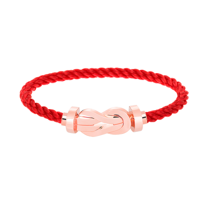 [OAKJURI Jewelry]CHANCE LARGE 8 FIGURE BUCKLE NO DIAMOND BRACELET ROSE GOLD