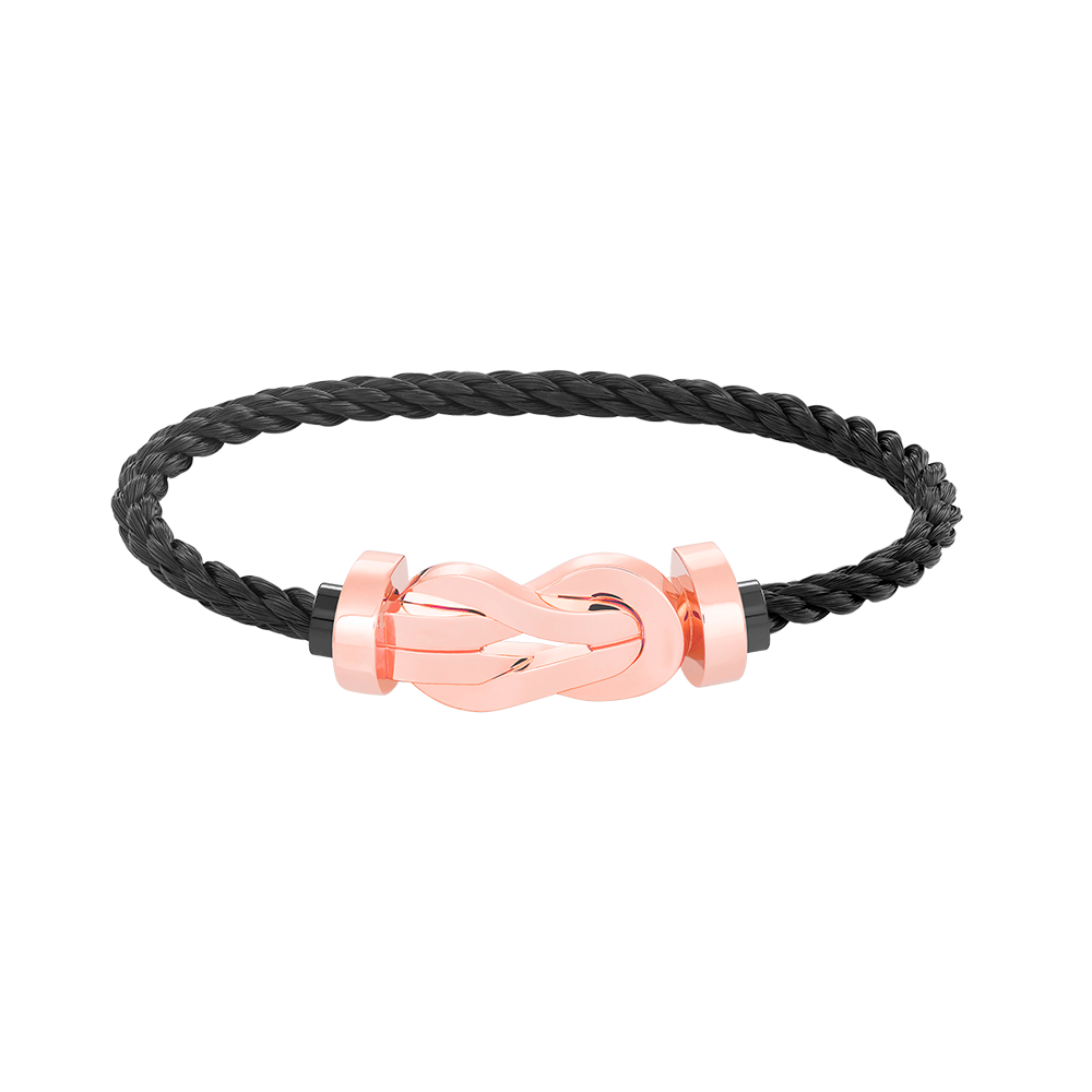 [OAKJURI Jewelry]CHANCE LARGE 8 FIGURE BUCKLE NO DIAMOND BRACELET ROSE GOLD