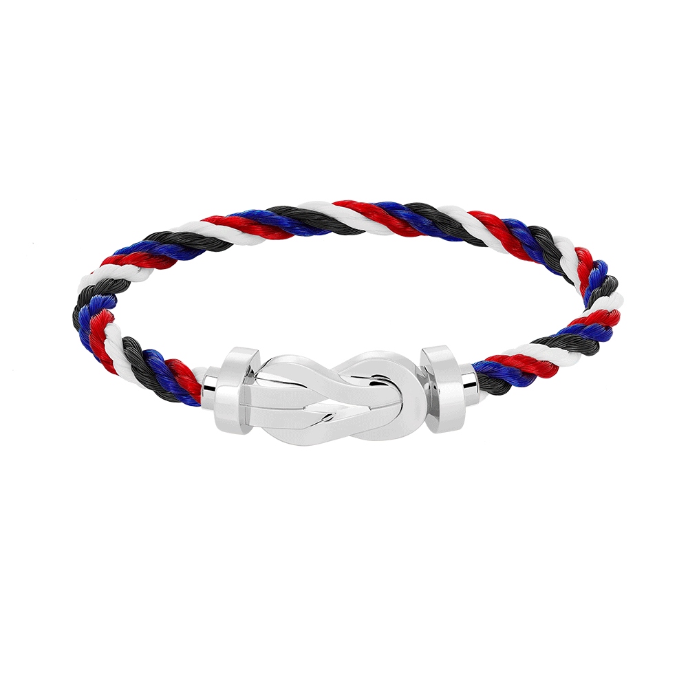 [OAKJURI Jewelry]CHANCE LARGE 8 FIGURE BUCKLE NO DIAMOND BRACELET SILVER
