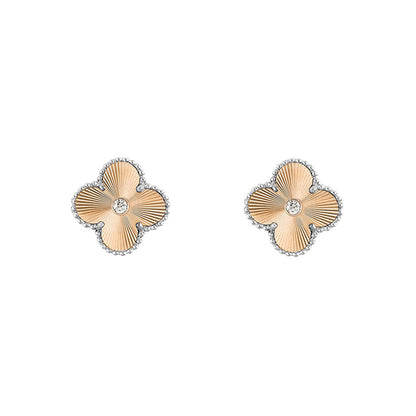 [OAKJURI Jewelry]CLOVER SILVER 15MM EARRINGS COLLECTION