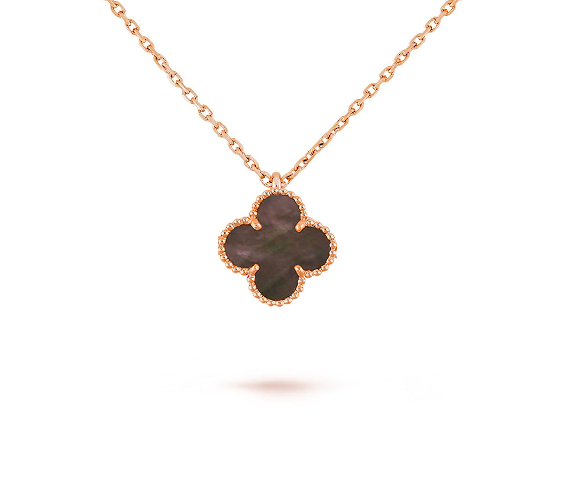 [OAKJURI Jewelry]CLOVER MINI 9.5MM CARNELIANS NECKLACE COLLECTION