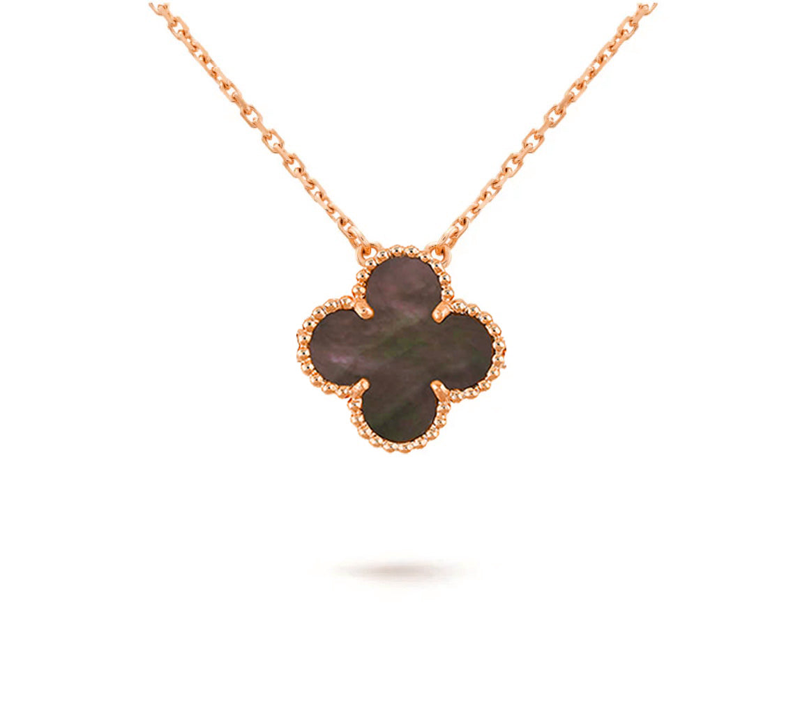 [OAKJURI Jewelry]CLOVER 15MM SINGLE FLOWER NECKLACE COLLECTION