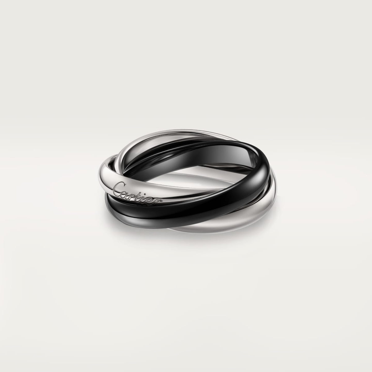 [OAKJURI Jewelry] TRINITY 3.2MM RING BLACK CERAMIC