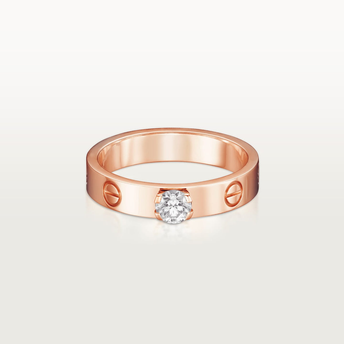 [OAKJURI Jewelry] LOVE RING 3.6MM 1 BIG DIAMOND