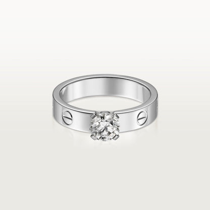 [OAKJURI Jewelry] LOVE RING 3.6MM 1 BIG DIAMOND