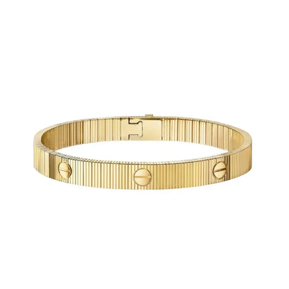 [OAKJURI Jewelry]Love & Juste Statement Bracelet Trio Stack Set