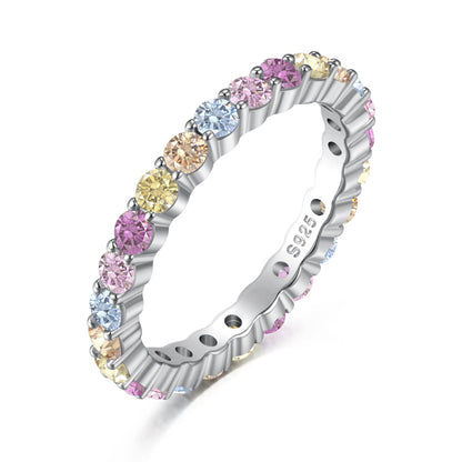 [Lumi Jewellery]Elegant Vivid Round Cut Daily Ring