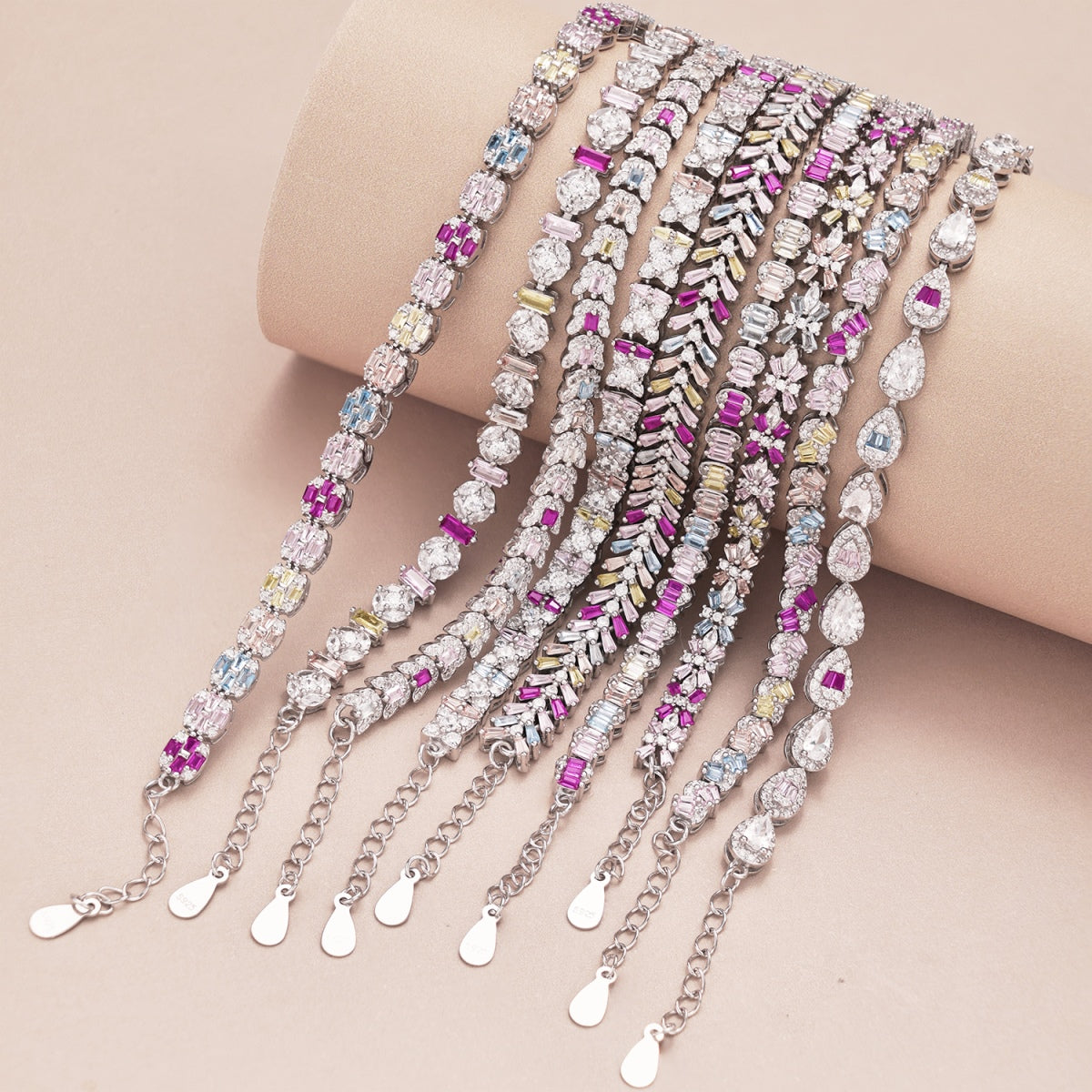 [Lumi Jewellery]Dainty Radiant Emerald Cut Daily Bracelet