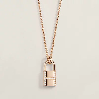 [OAKJURI Jewelry]HM ADVANCED NICHE LOCK HEAD NECKLACE DIAMONDS