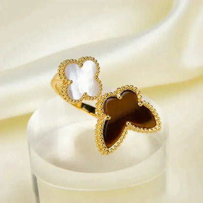 [OAKJURI Jewelry]LUCKY BETWEEN THE FINGER RING