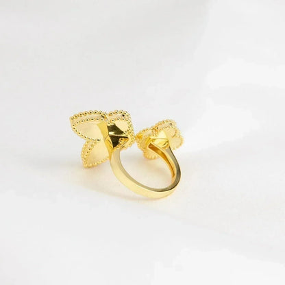 [OAKJURI Jewelry]LUCKY BETWEEN THE FINGER RING