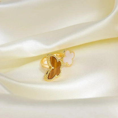 [OAKJURI Jewelry]LUCKY BETWEEN THE FINGER RING