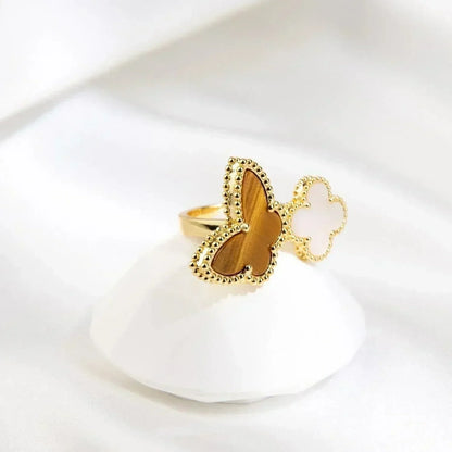 [OAKJURI Jewelry]LUCKY BETWEEN THE FINGER RING
