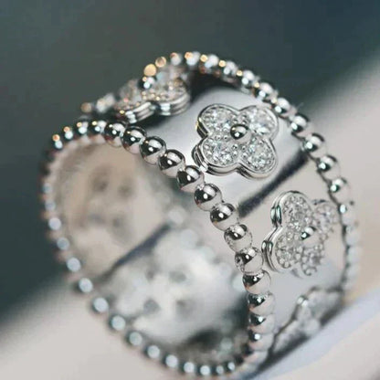 [OAKJURI Jewelry]CLOVER KALEIDOSCOPE RING 10MM