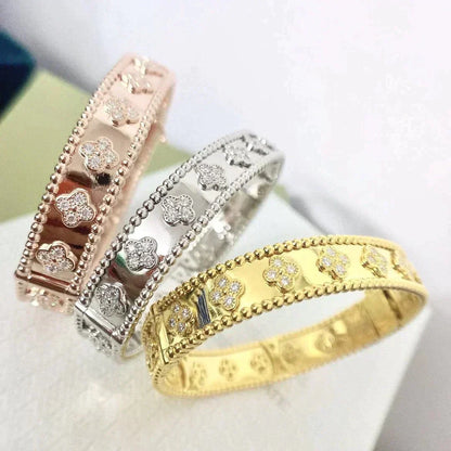 [OAKJURI Jewelry]CLOVER BRACELET 8MM DIAMONDS