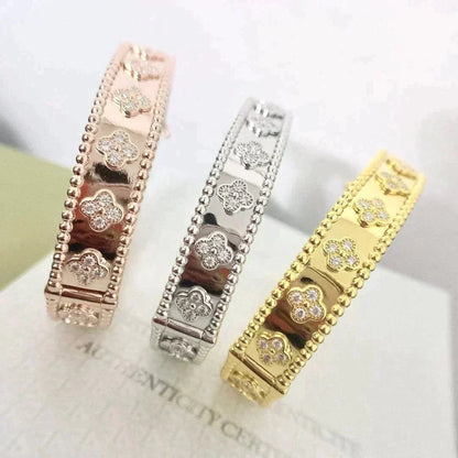[OAKJURI Jewelry]CLOVER BRACELET 8MM DIAMONDS