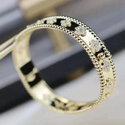 [OAKJURI Jewelry]CLOVER BRACELET 8MM DIAMONDS