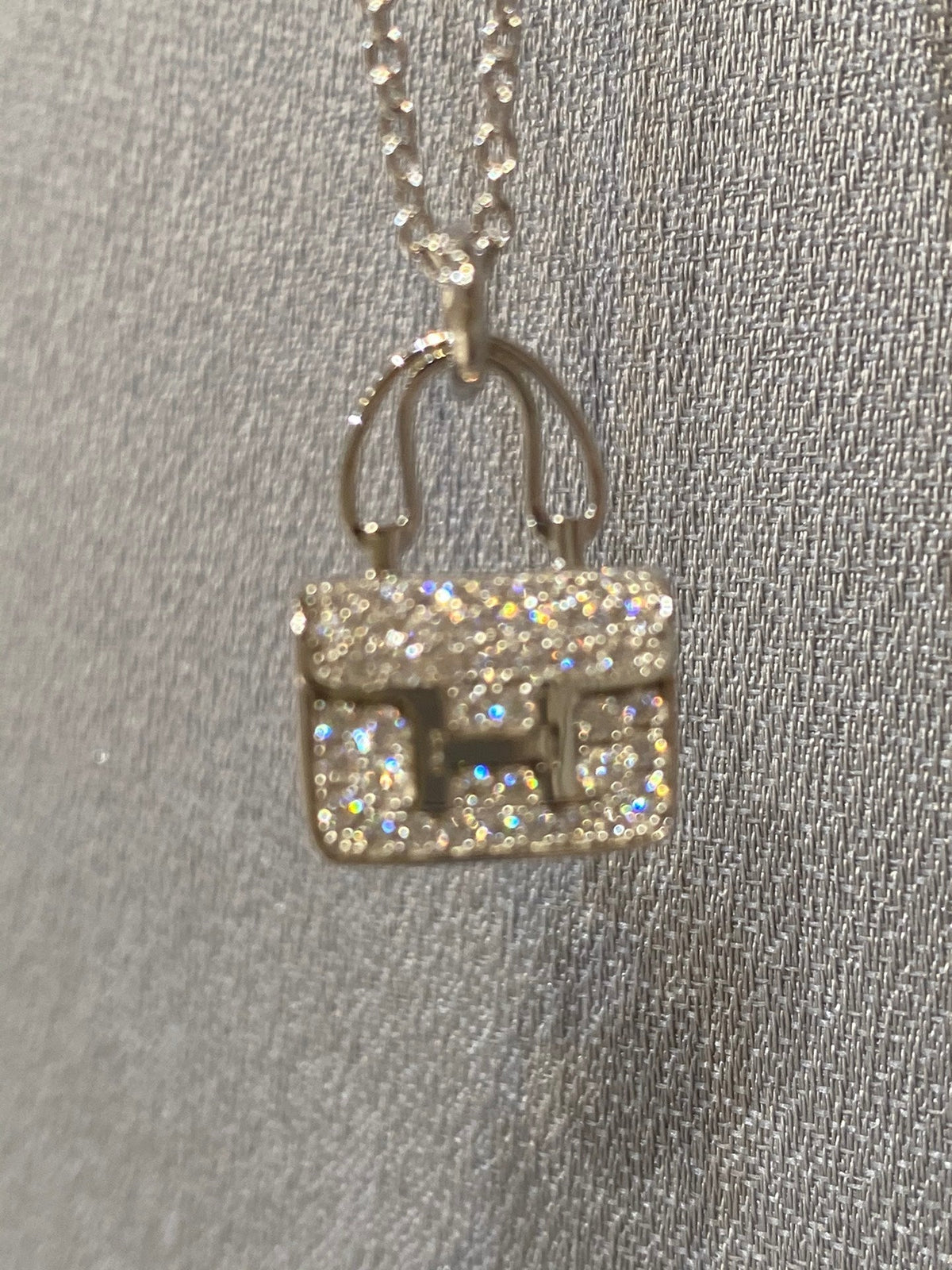 [OAKJURI Jewelry]CONSTANCE PEDANT DIAMOND NECKLACE