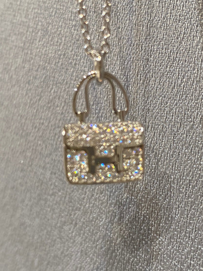 [OAKJURI Jewelry]CONSTANCE PEDANT DIAMOND NECKLACE