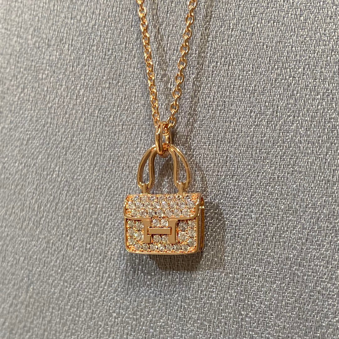 [OAKJURI Jewelry]CONSTANCE PEDANT DIAMOND NECKLACE