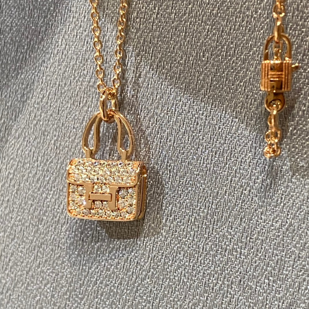 [OAKJURI Jewelry]CONSTANCE PEDANT DIAMOND NECKLACE