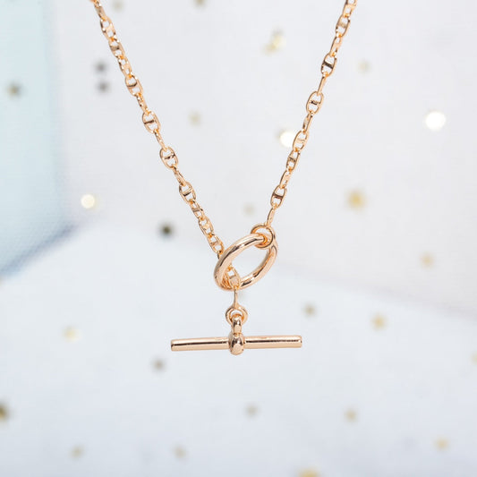 [OAKJURI Jewelry]ECHAPPEE NECKLACE PINK GOLD