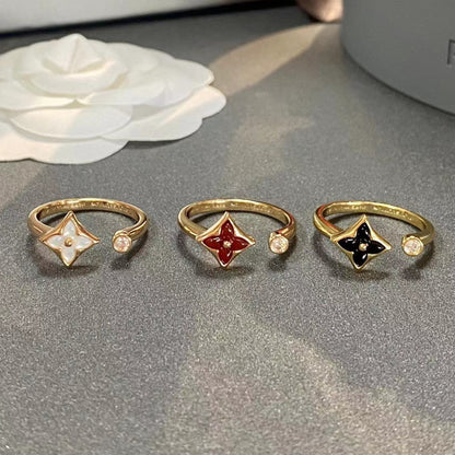 [OAKJURI Jewelry]STAR 1 DIAMOND OPEN RING