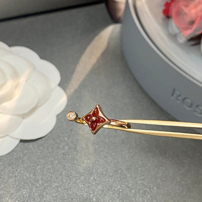 [OAKJURI Jewelry]STAR 1 DIAMOND OPEN RING