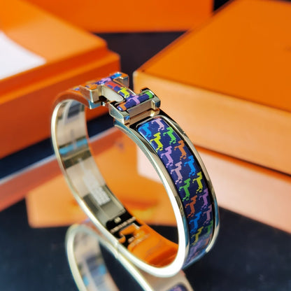 [OAKJURI Jewelry]H HORSE BRACELET 12MM