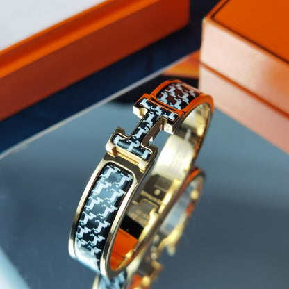 [OAKJURI Jewelry]H HORSE BRACELET 12MM