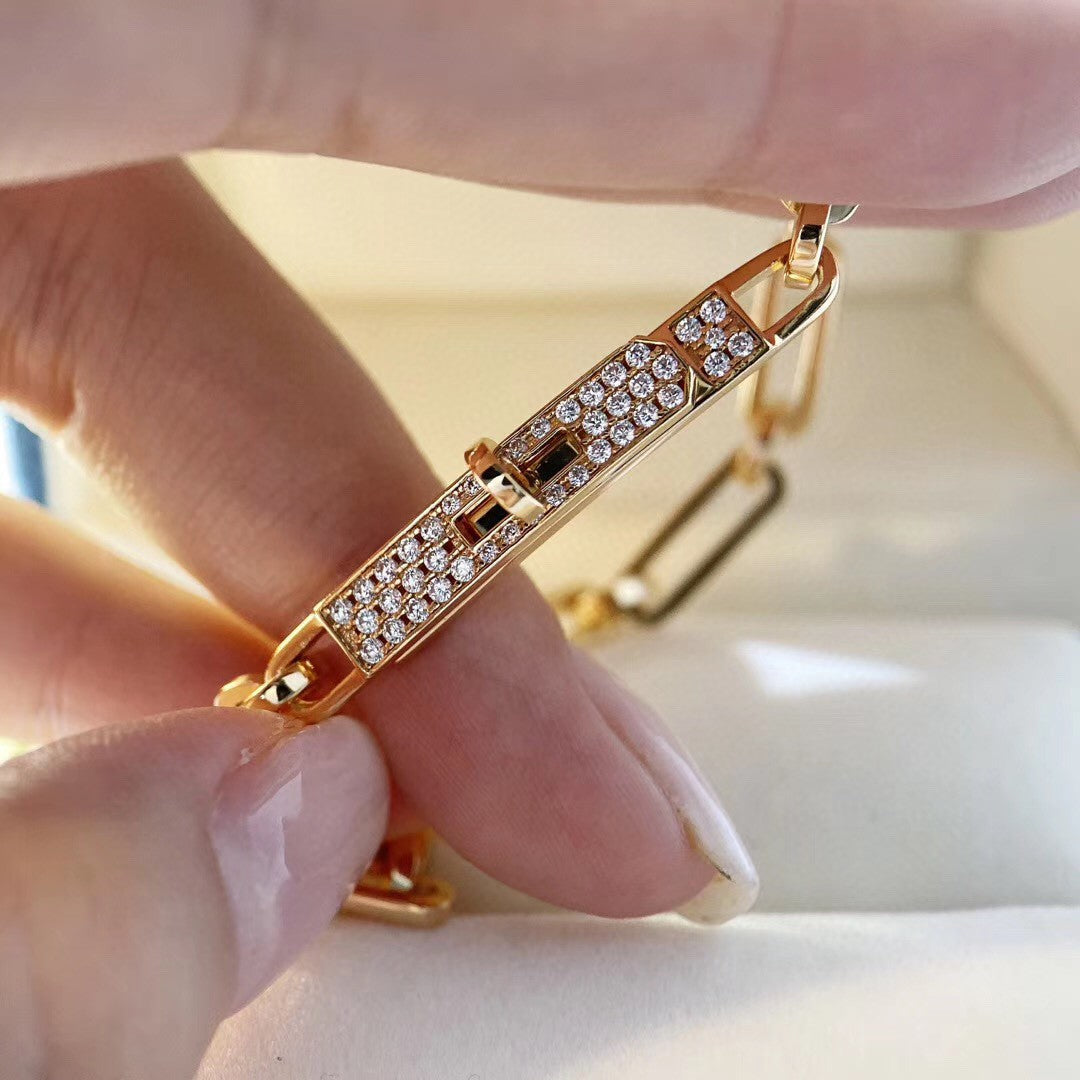 [OAKJURI Jewelry]CHAINE BRACELET SMALL MODEL DIAMOND