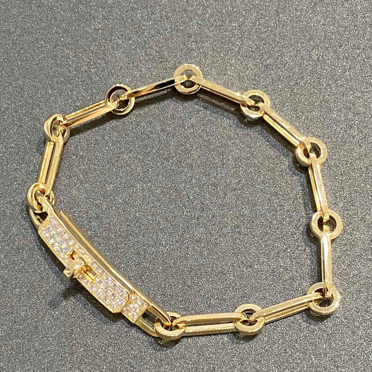 [OAKJURI Jewelry]CHAINE BRACELET SMALL MODEL DIAMOND