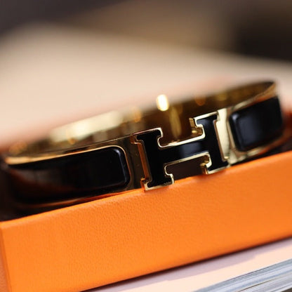 [OAKJURI Jewelry]H BRACELET 12MM GOLD