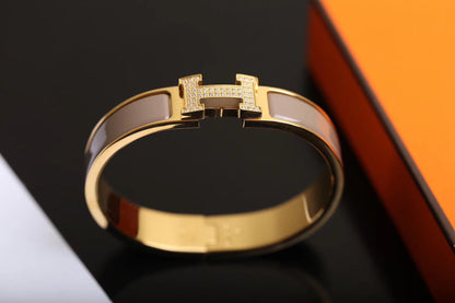 [OAKJURI Jewelry]H BRACELET GOLD DIAMOND