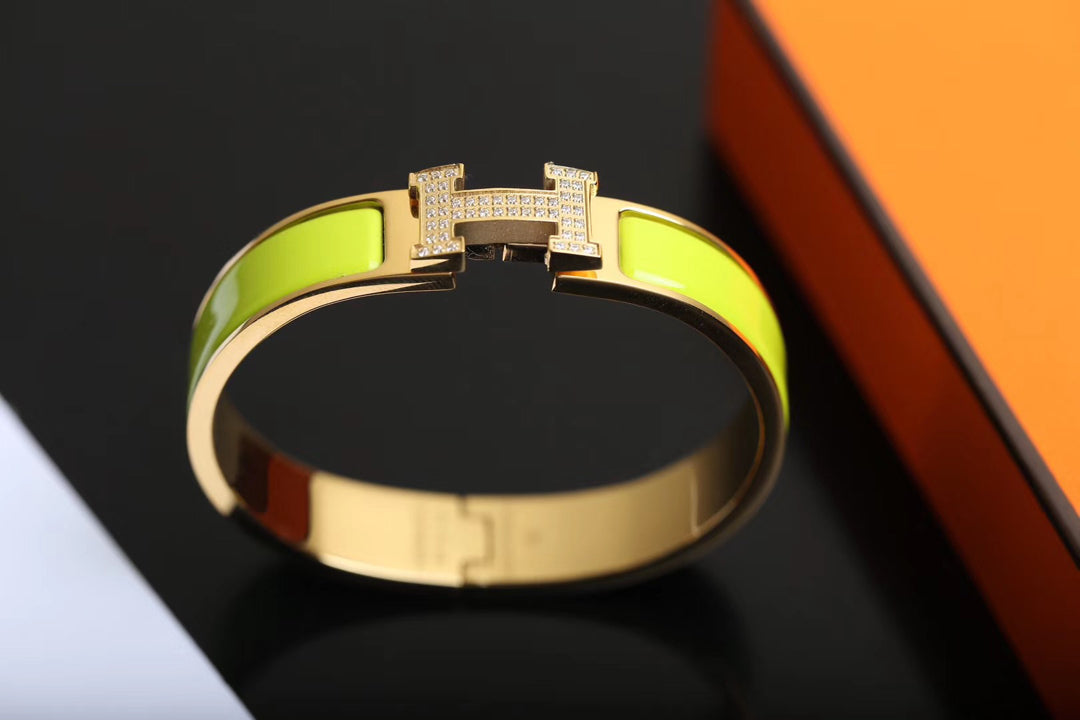 [OAKJURI Jewelry]H BRACELET GOLD DIAMOND