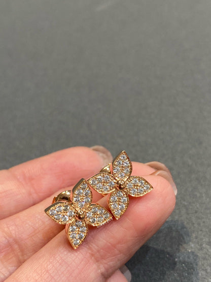[OAKJURI Jewelry]STAR DIAMOND EARRINGS
