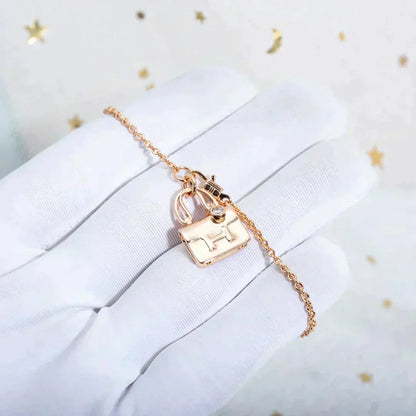 [OAKJURI Jewelry]AMULETTE PEDANT ROSE GOLD NECKLACE