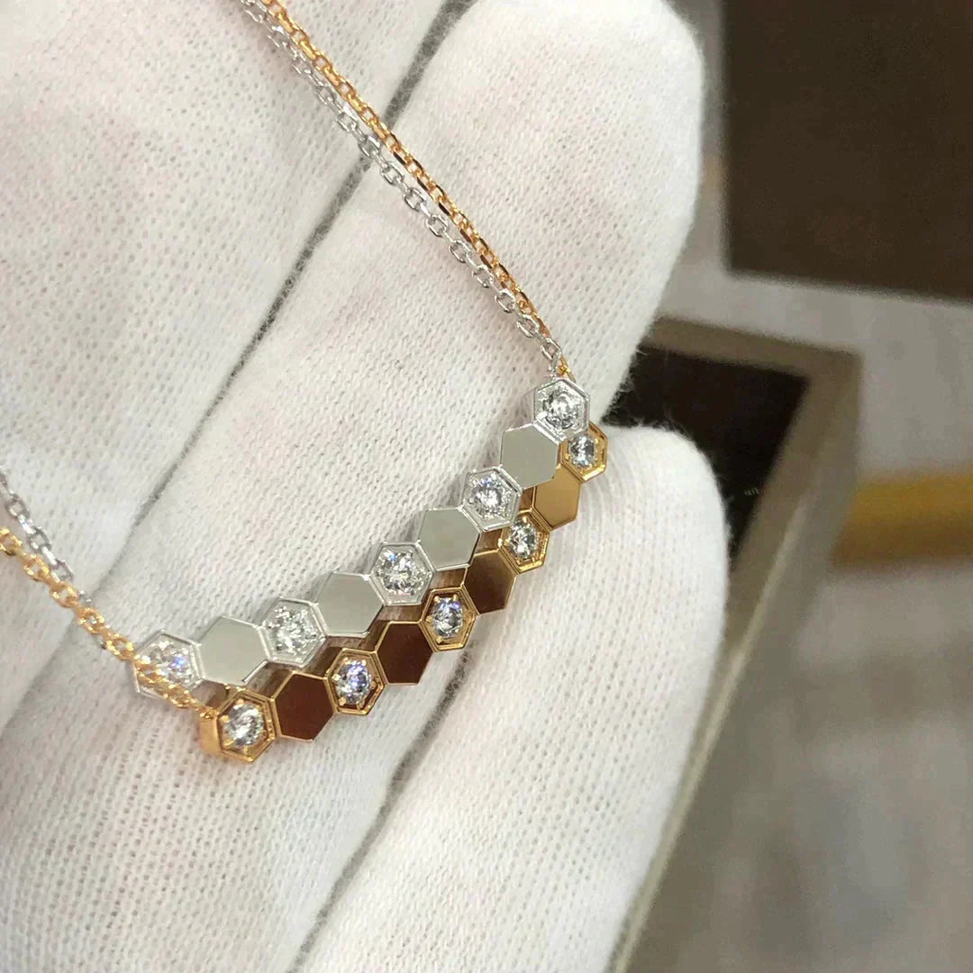 [OAKJURI Jewelry]BEE LOVE NECKLACE DIAMOND