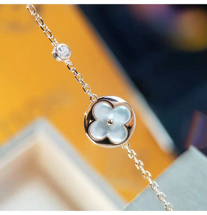 [OAKJURI Jewelry]SUN MOP GOLD 1 DIAMOND NECKLACE