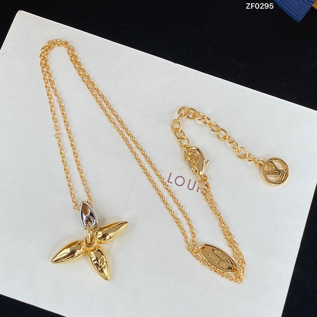 [OAKJURI Jewelry]LOUISETTE PEDANT GOLD NECKLACE