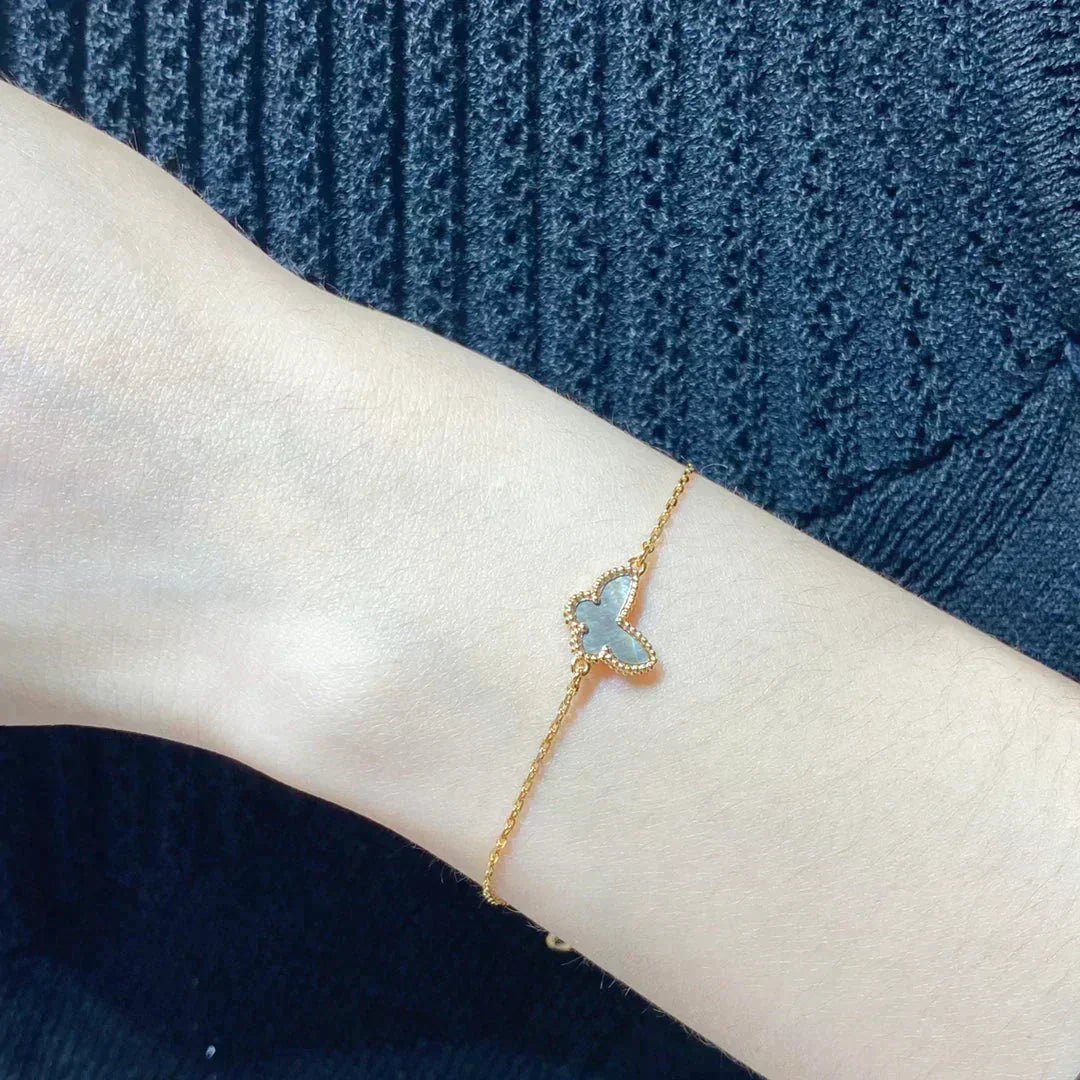 [OAKJURI Jewelry]BUTTERFLY DARK MOP BUTTERFLY BRACELET