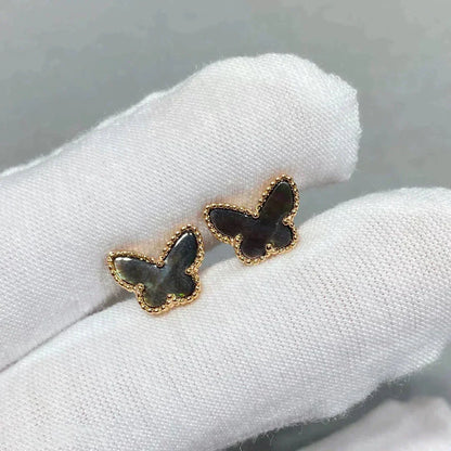 [OAKJURI Jewelry]BUTTERFLY DARK MOP  EARRINGS