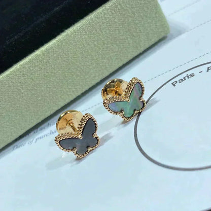 [OAKJURI Jewelry]BUTTERFLY DARK MOP  EARRINGS