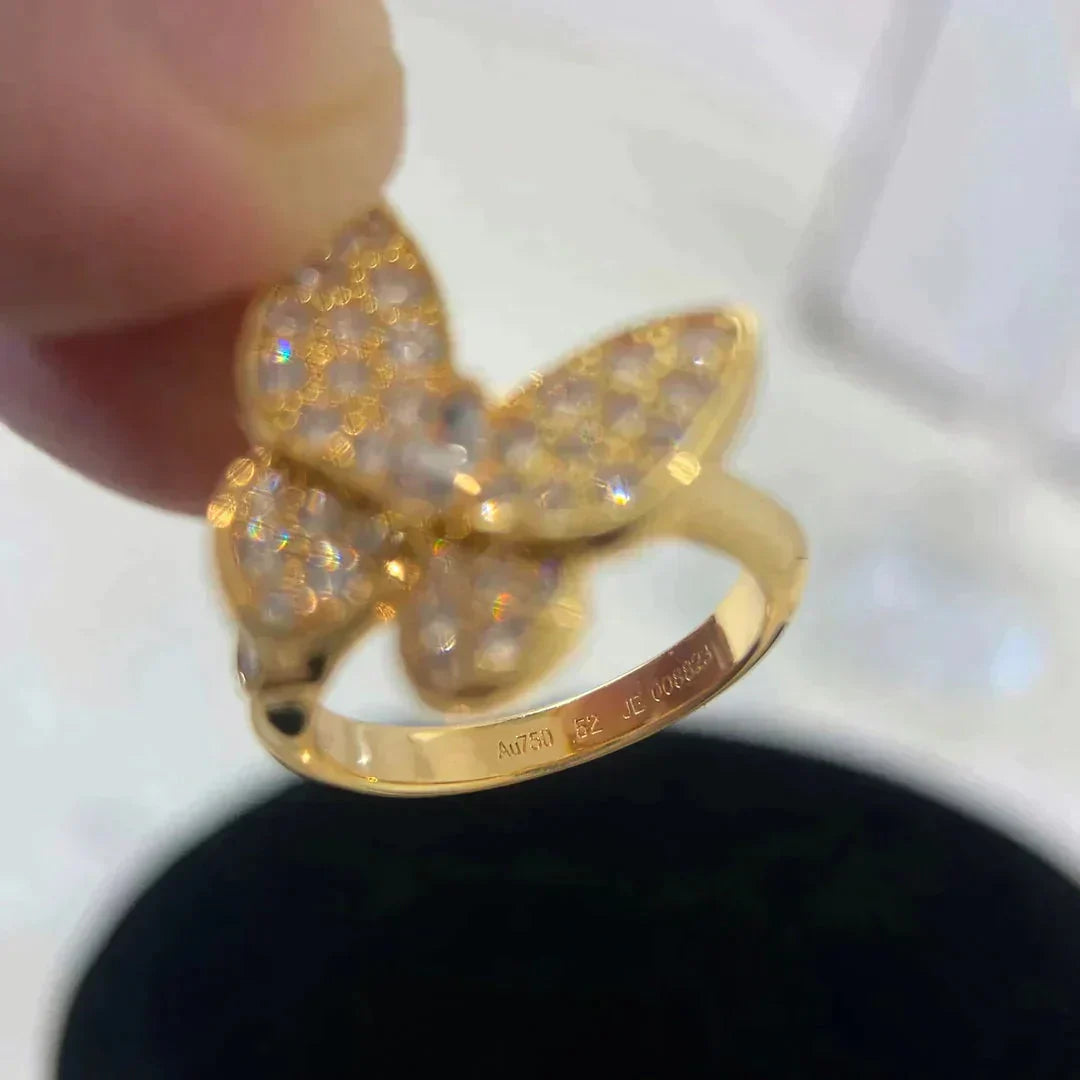 [OAKJURI Jewelry]BUTTERFLY DIAMOND RING
