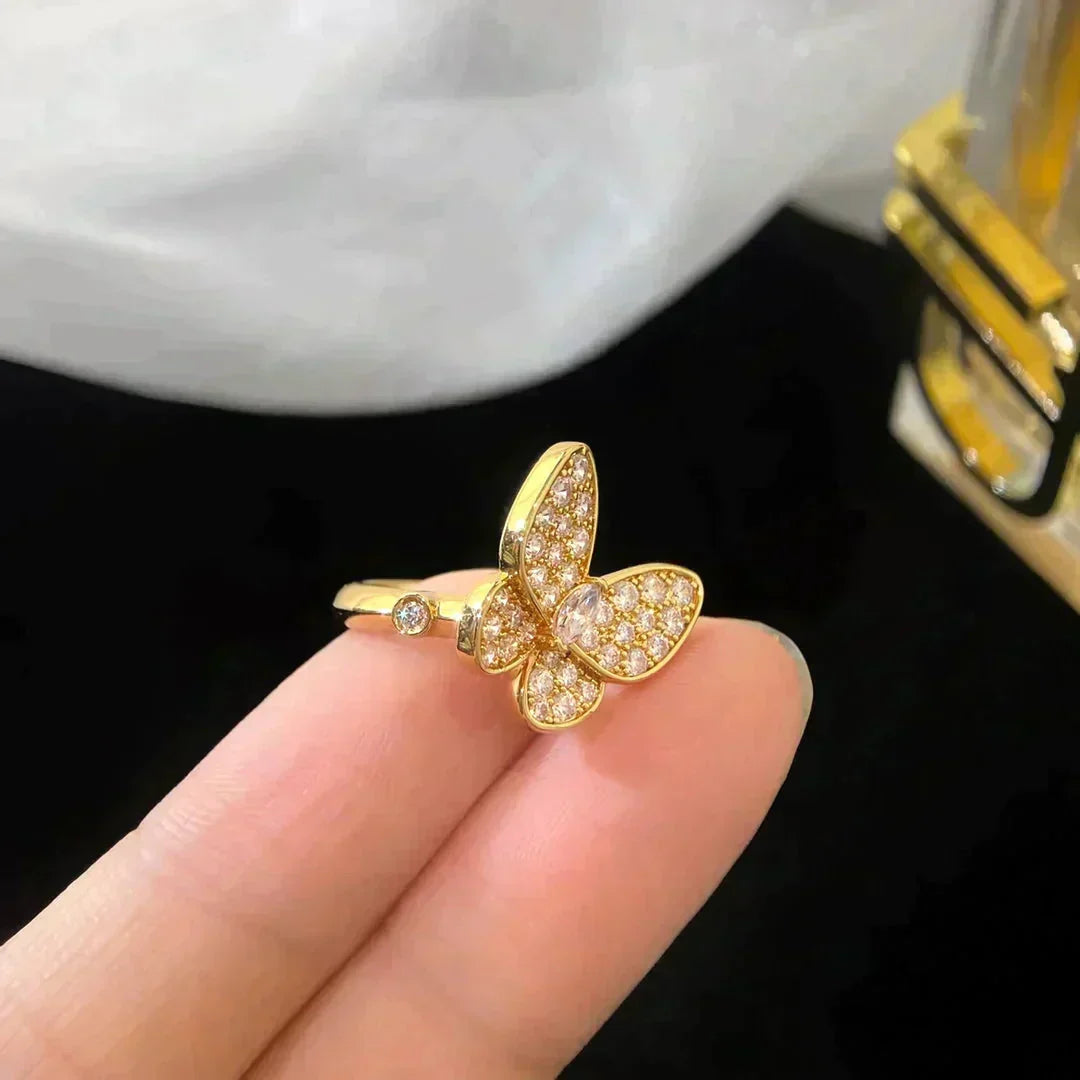 [OAKJURI Jewelry]BUTTERFLY DIAMOND RING