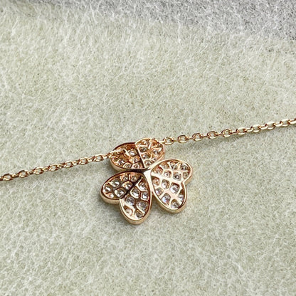 [OAKJURI Jewelry]FLOWER DIAMOND NECKLACE